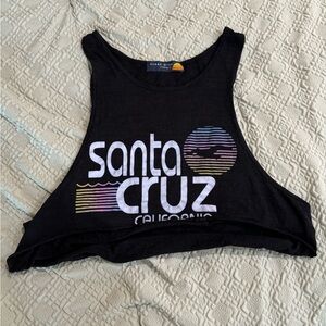 Santa Cruz Cropped Tank Top • Size S •